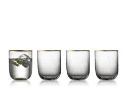 Lyngby Glas Palermo Gold Tumbler 4 Stck. 25 Lyngby Glas Palermo Gold Tumbler 4 Stck. -Heim Schmücken 12050 high