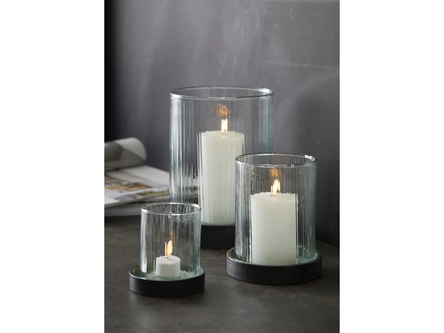 BITZ Windlicht M. LED Kerze 6 BITZ Windlicht M. LED Kerze – Bild 4