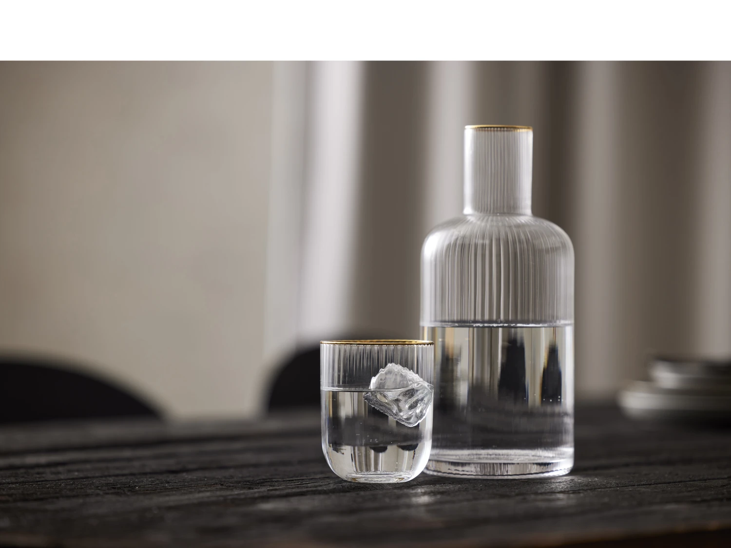 Lyngby Glas Palermo Gold Karaffe 7 Lyngby Glas Palermo Gold Karaffe – Bild 5