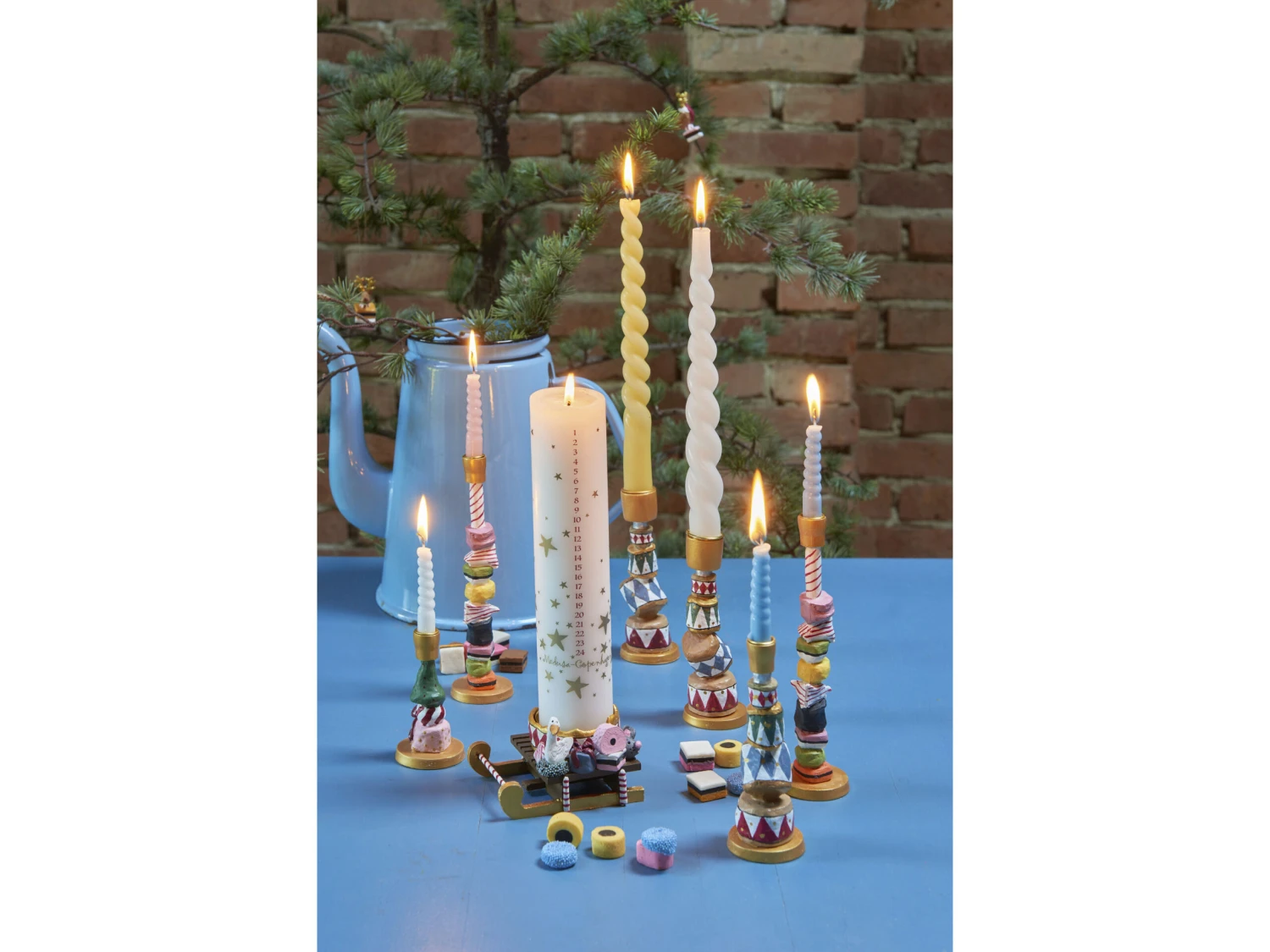 Zuckerwagen Kerzenhalter F/Blockkerzen 7 Zuckerwagen Kerzenhalter F/Blockkerzen – Bild 5