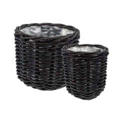 Vilda Übertopf Korbgeflecht 2 Stck.