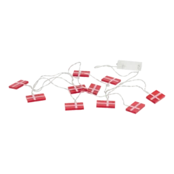 LED-kette Dänischen Flaggen