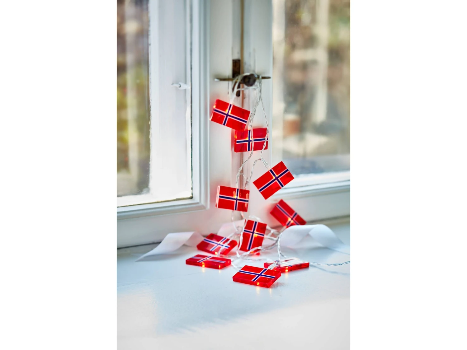 LED-kette Norwegischen Flaggen 6 LED-kette Norwegischen Flaggen – Bild 4