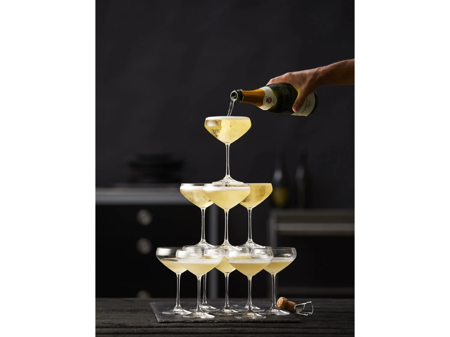 Lyngby Glas Juvel Champagner-Schale 4 Stck. 10 Lyngby Glas Juvel Champagner-Schale 4 Stck. – Bild 8